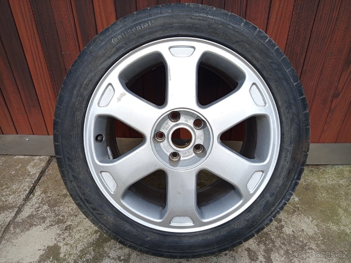 Prodám originál kolo Audi S6. 8Jx17H2 ET 35, pneu 255/40R17