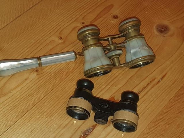 Starožitné kukátko, 2ks
