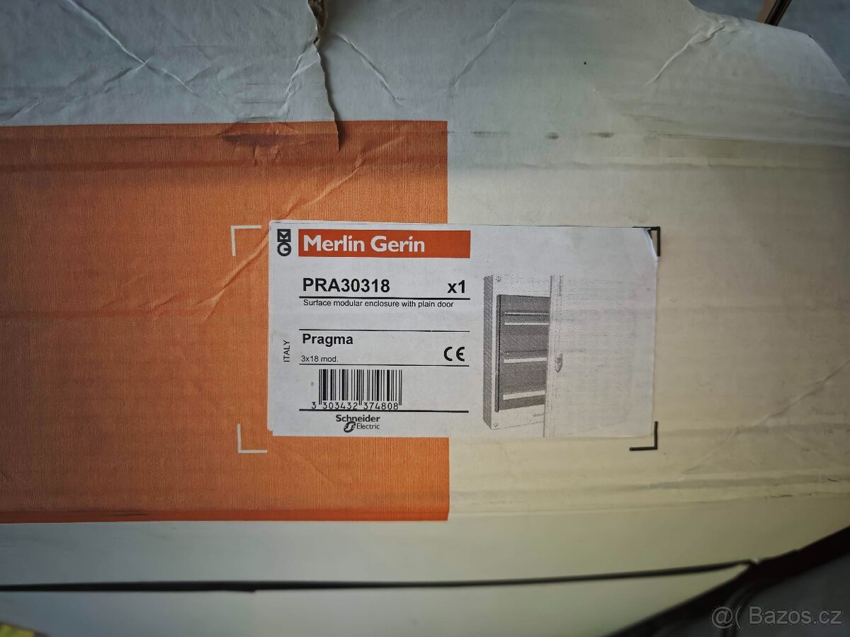 Rozvodnice Merlin Gerin pro povrchovou montáž - IP30 - 3x18