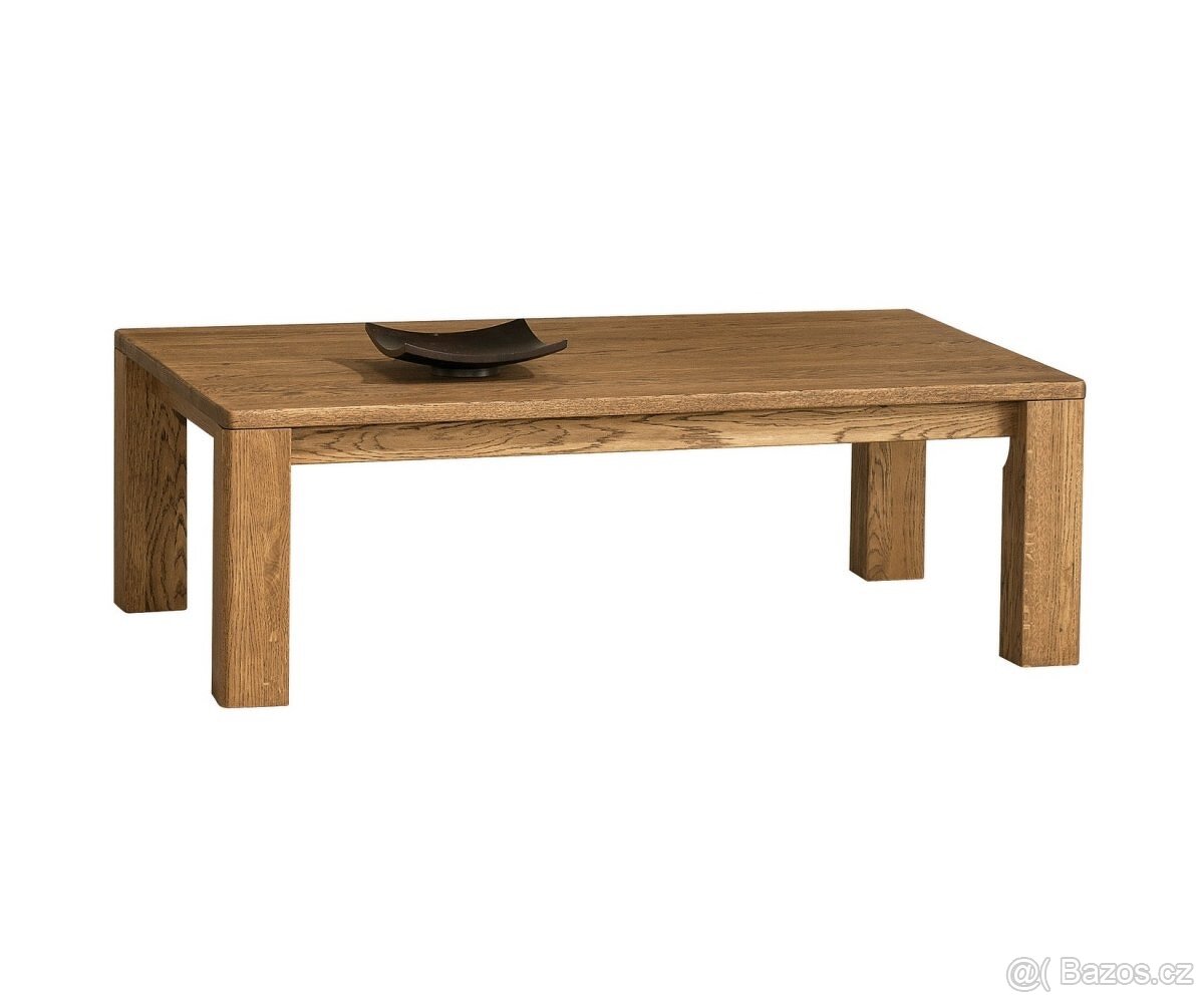 ORLANDO/ROLANDO dubový konferenční stolek typ 67 dub jantar