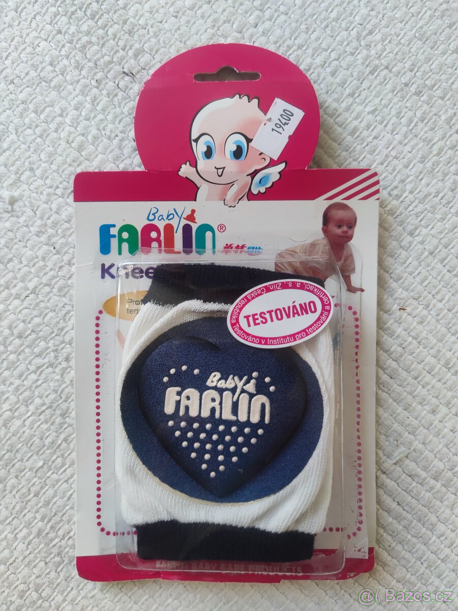 Chrániče na kolena Farlin, barva modrá, NOVÉ