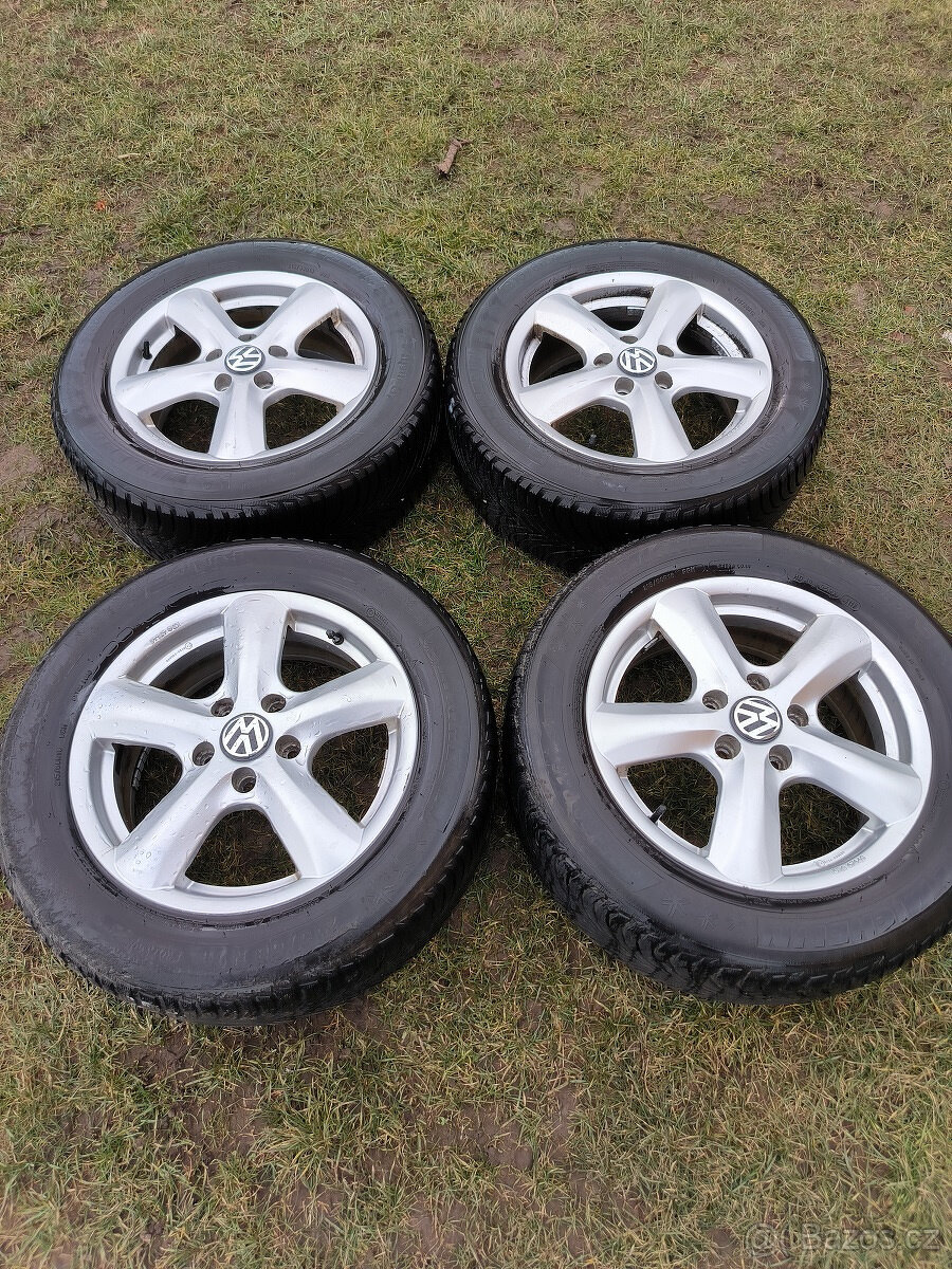 4 ALU zimní kola VW 16´, 5x112, 215/60/16, PASSAT, TOURAN