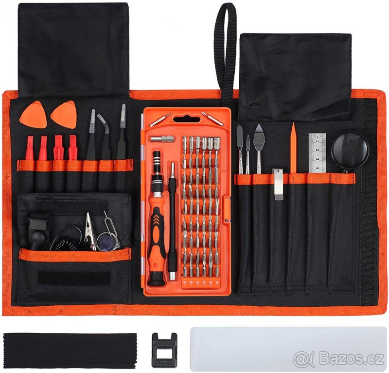 Sada šroubováků na opravu elektroniky ORANŽOVÁ