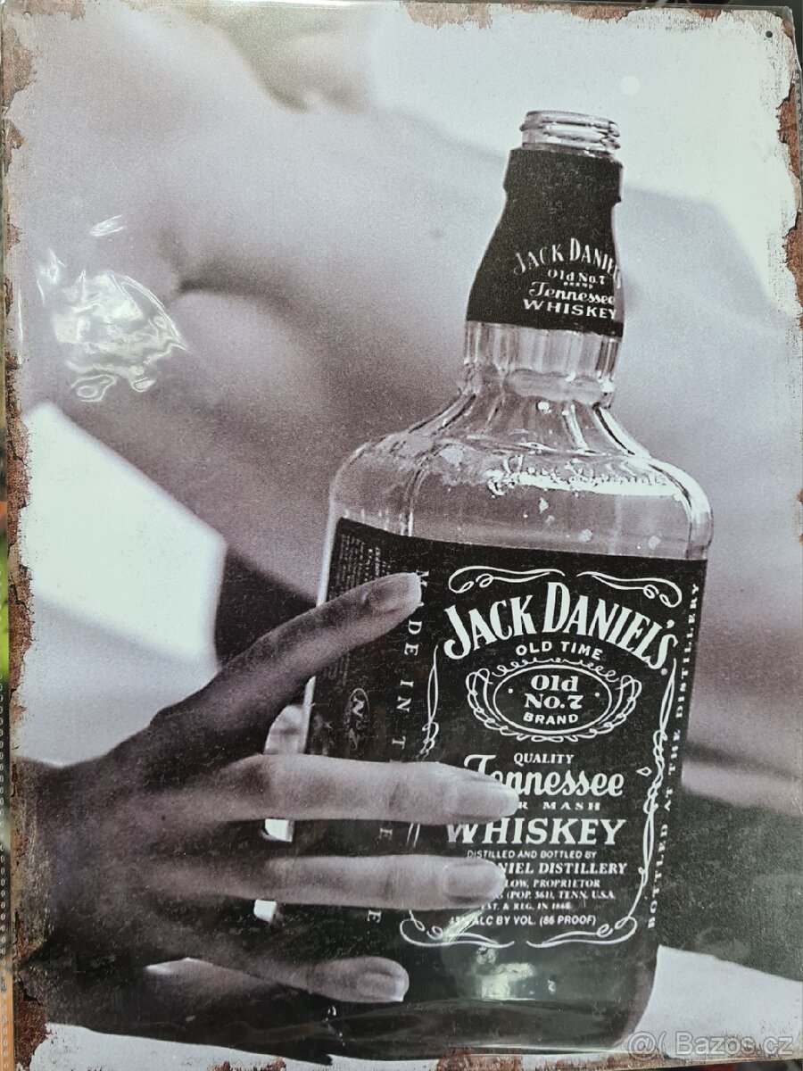 Kovová cedule 40x30 VELKÁ-JD BLACK