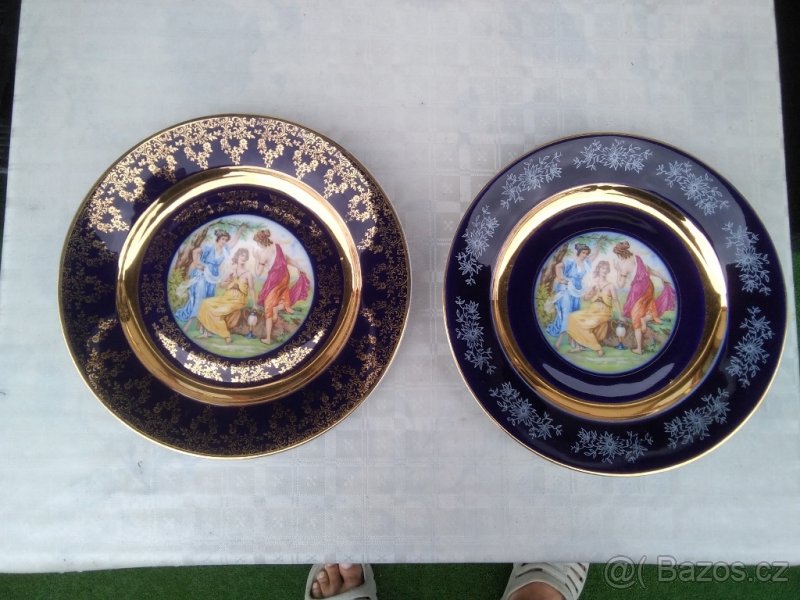 Porcelánový talíř misa Tři Grácie