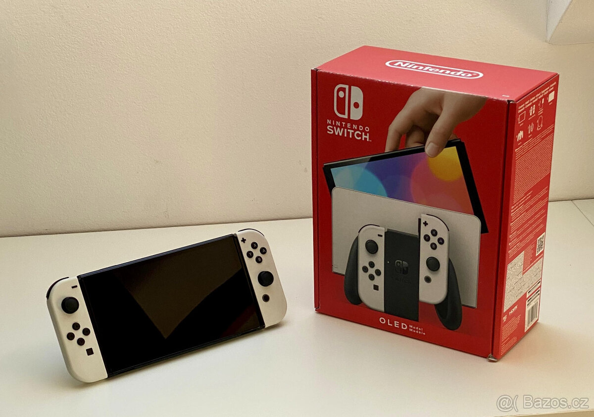 Nintendo Switch OLED, nový, nepoužitý, záruka 20 měs.