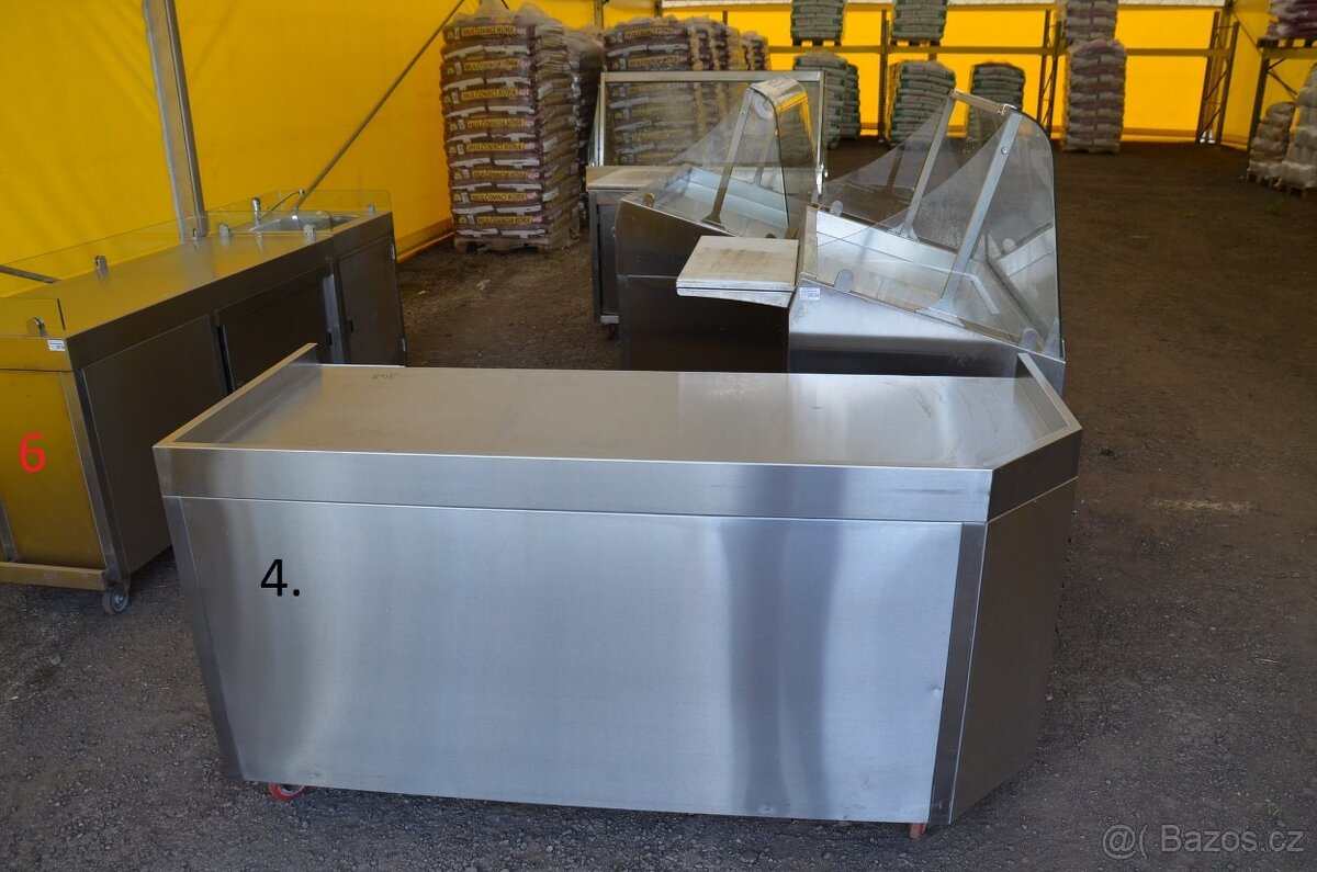 PRODÁM nerezový pult