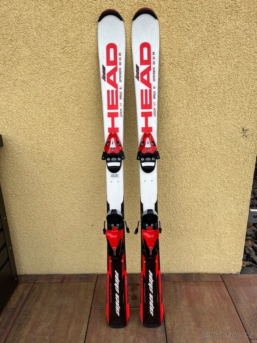 Dětské lyže- HEAD 117