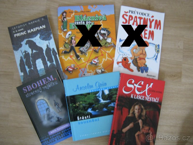 prodám různé knihy