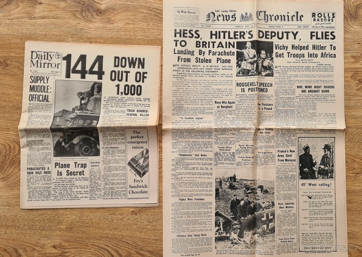 Historické anglické noviny