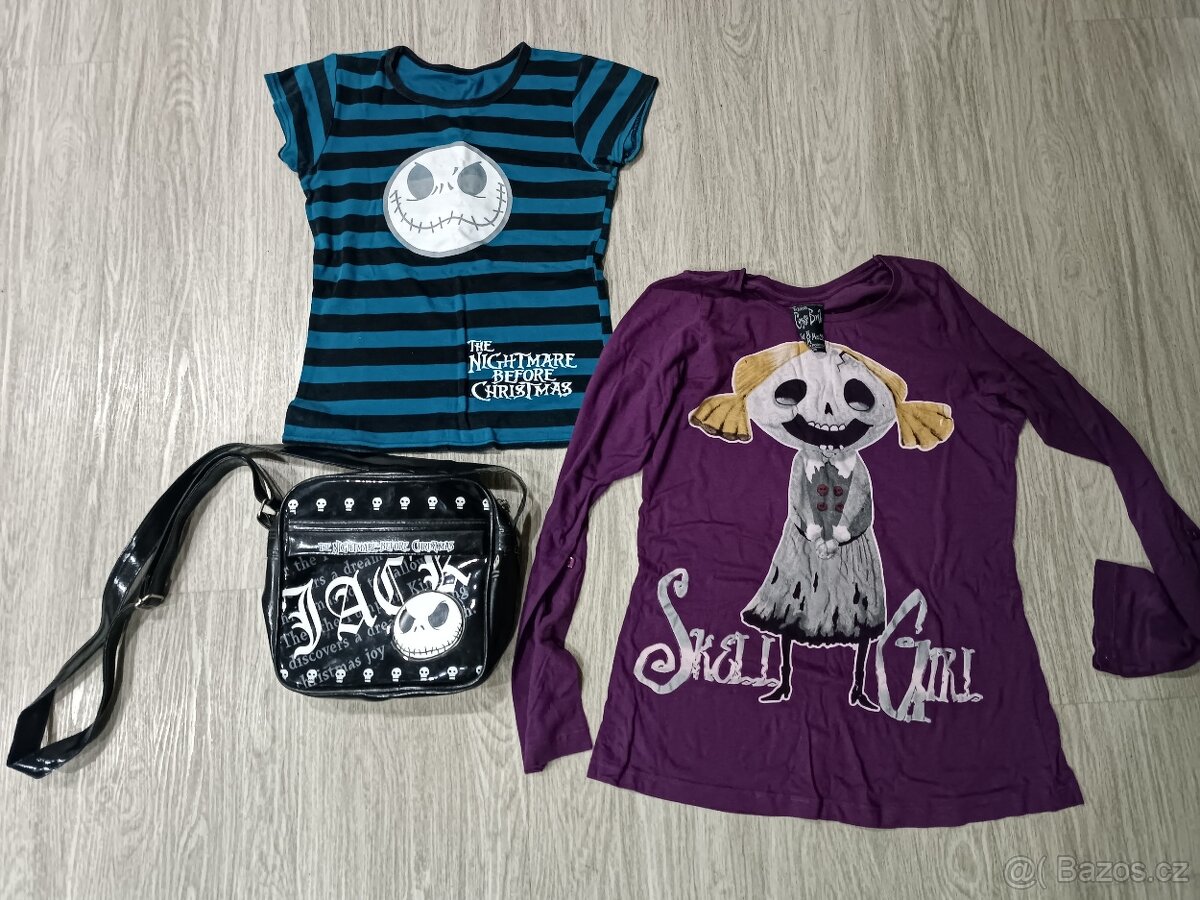 TIM BURTON set kabelka + 2 trička