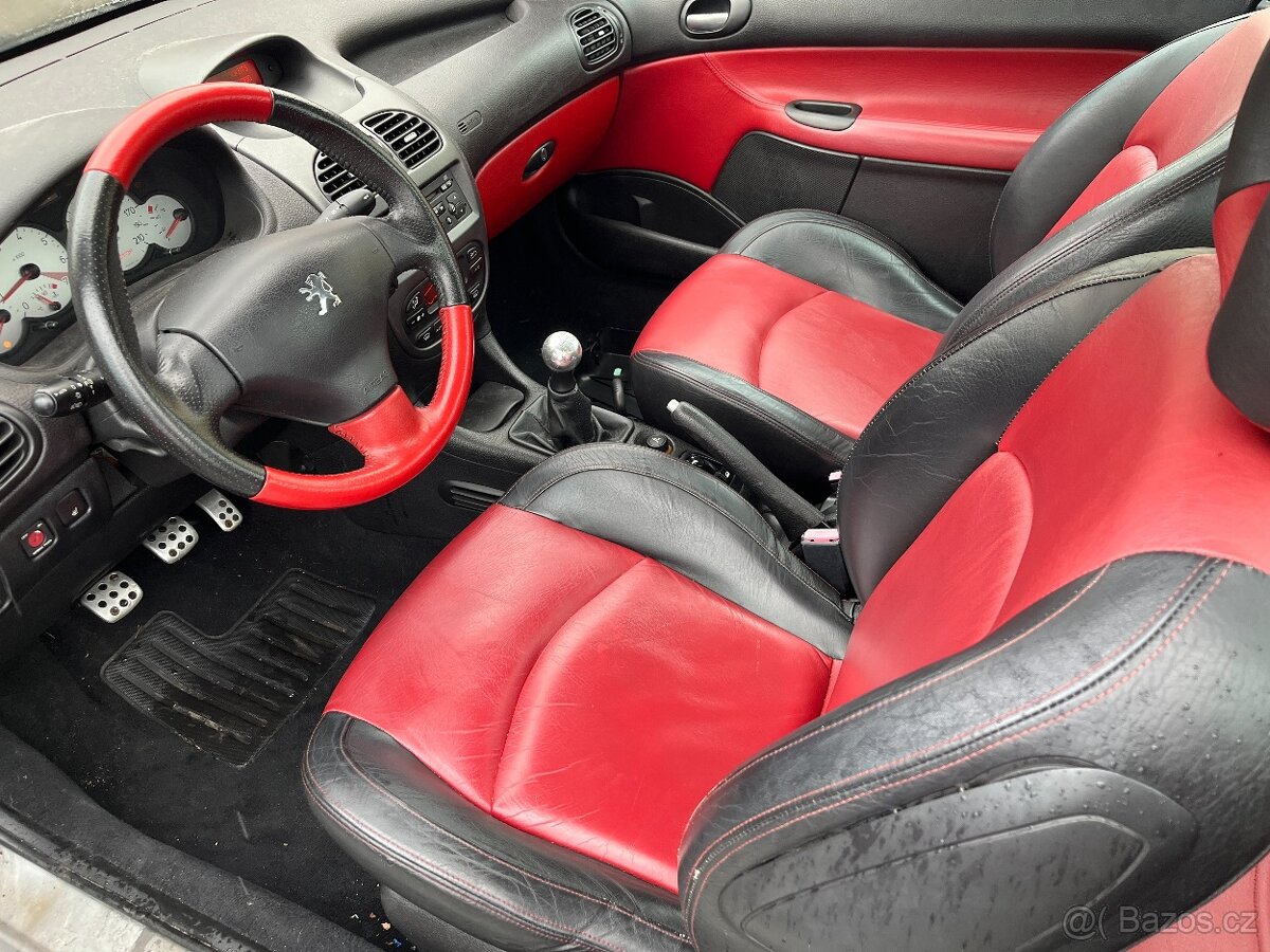 Peugeot 206 cc 1.6i kabriolet KŮŽE
