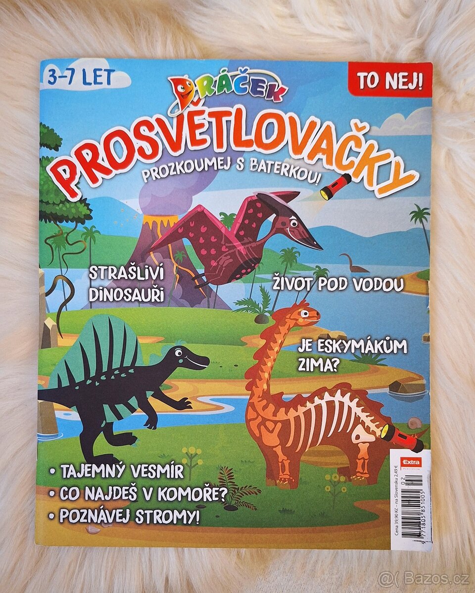 Prosvětlovačky sešit DRÁČEK 3-7 let