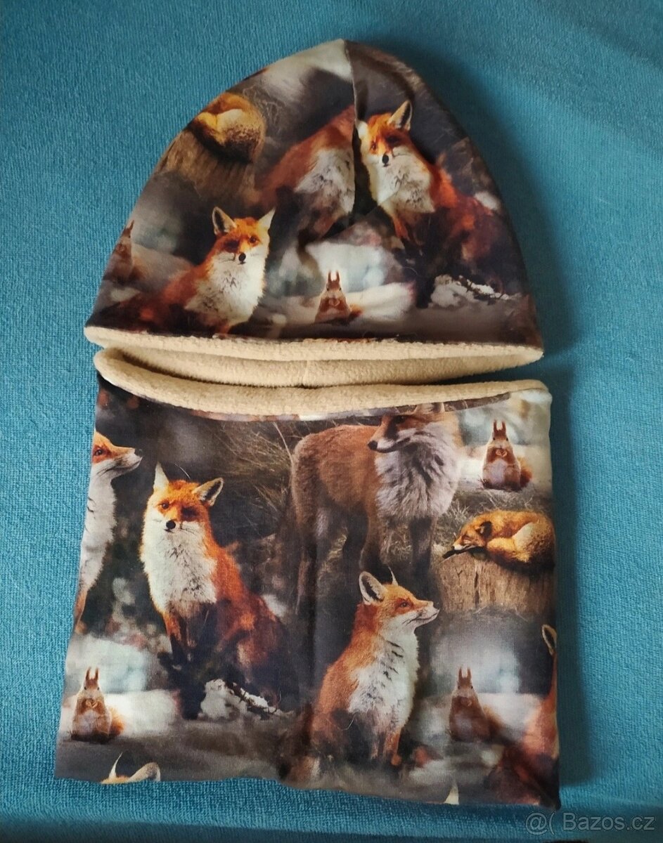 Set čepice a nákrčníku