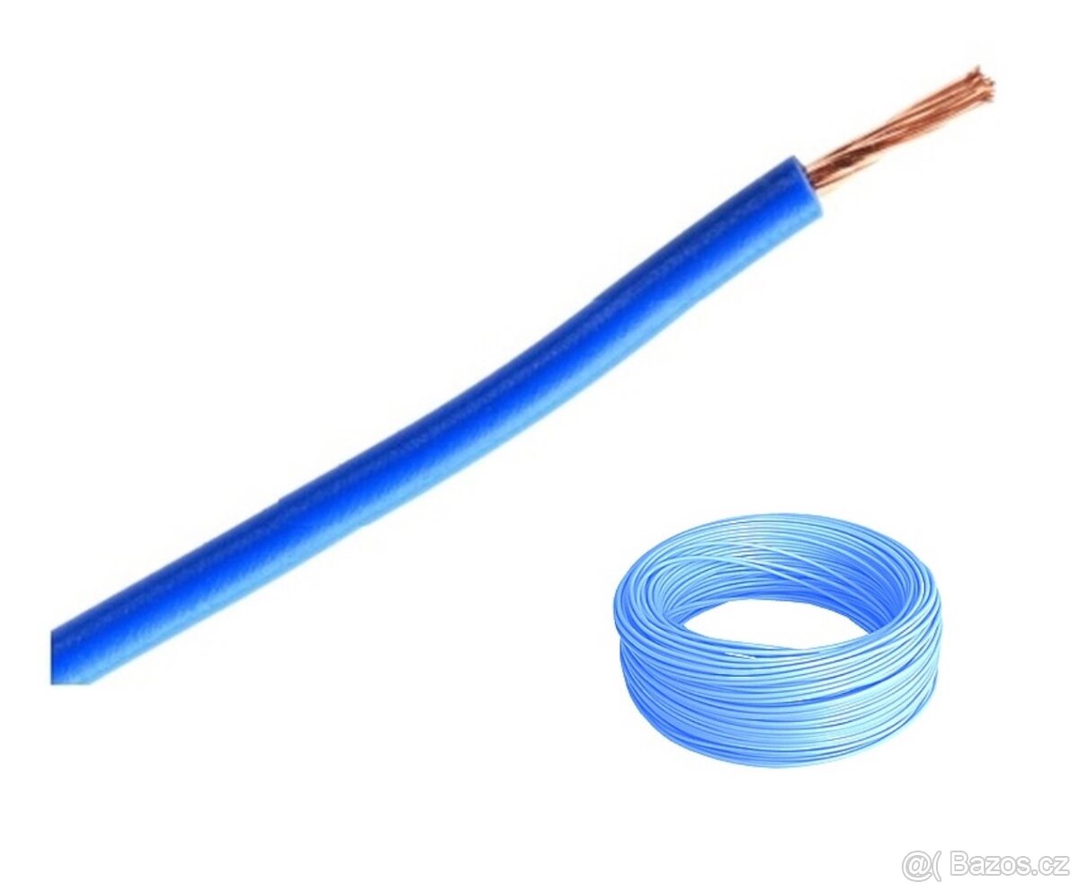 H07V-K, CYA 1.5 světle modrá 100m