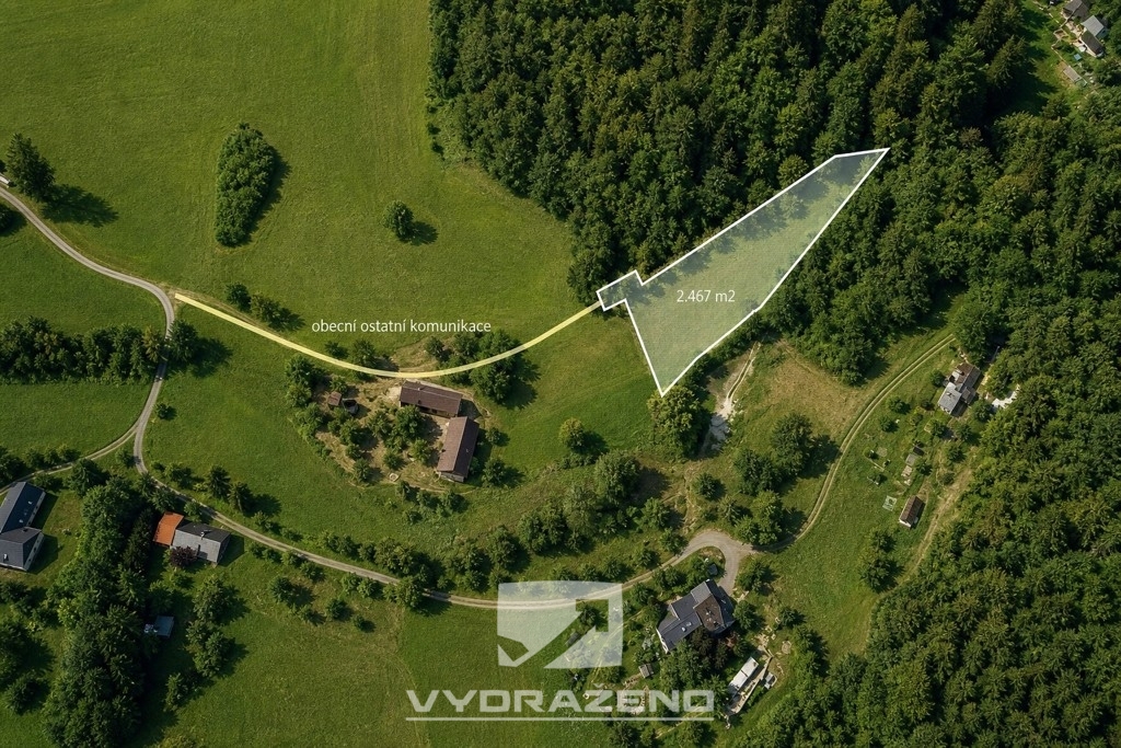 Pozemek (2.467 m2) - Bílá, Liberec