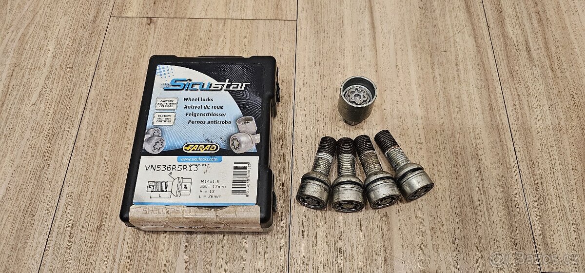 Bezpečnostní šrouby M14x1,5
