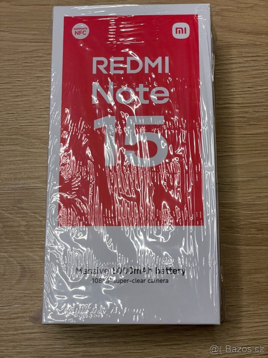 📱 Xiaomi Redmi Note 15 – úplne nový, zabalený