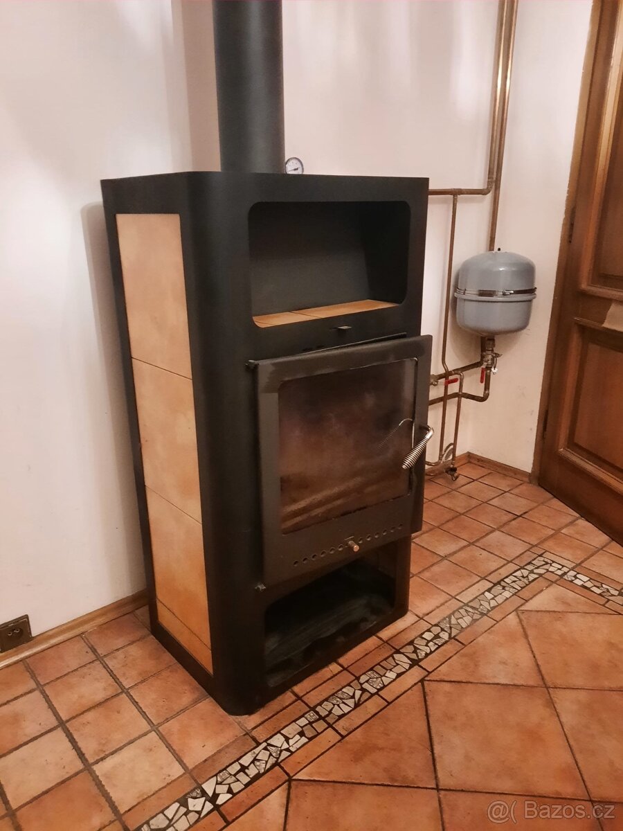 Krbová kamna s výměníkem