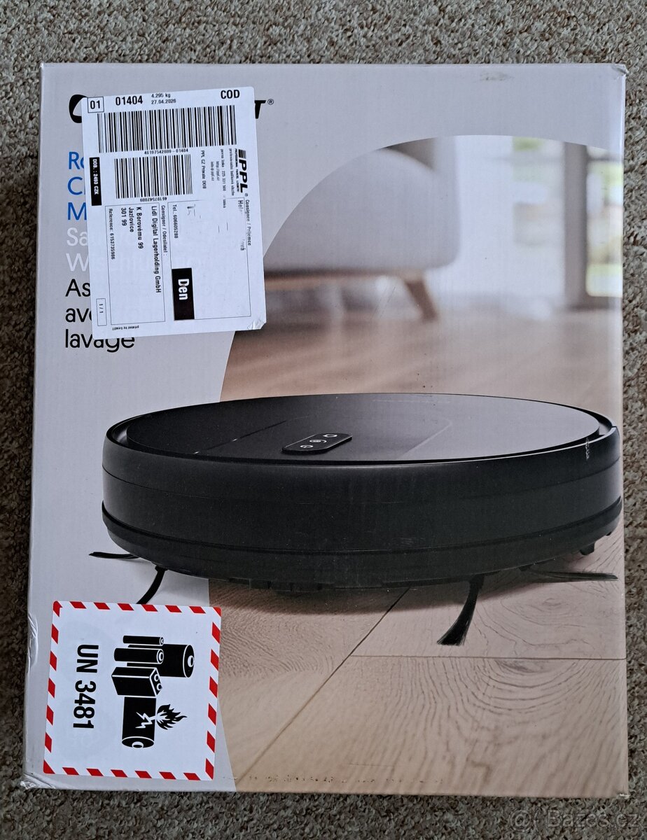 Nový robotický vysavač Silvercrest s mopem