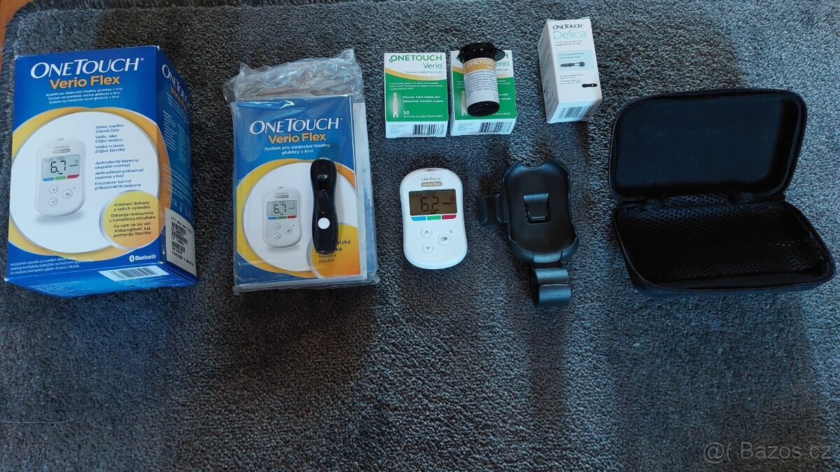 Glukometr OneTouch Verio Flex + příslušenství
