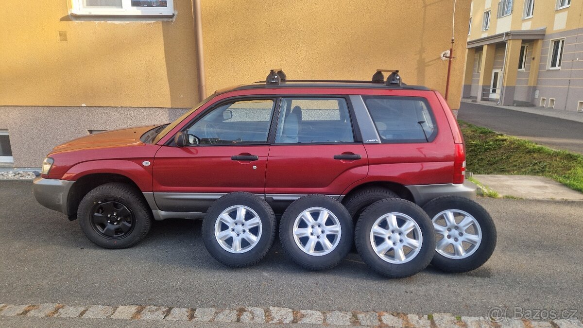 Disky Subaru+pneu Michellin