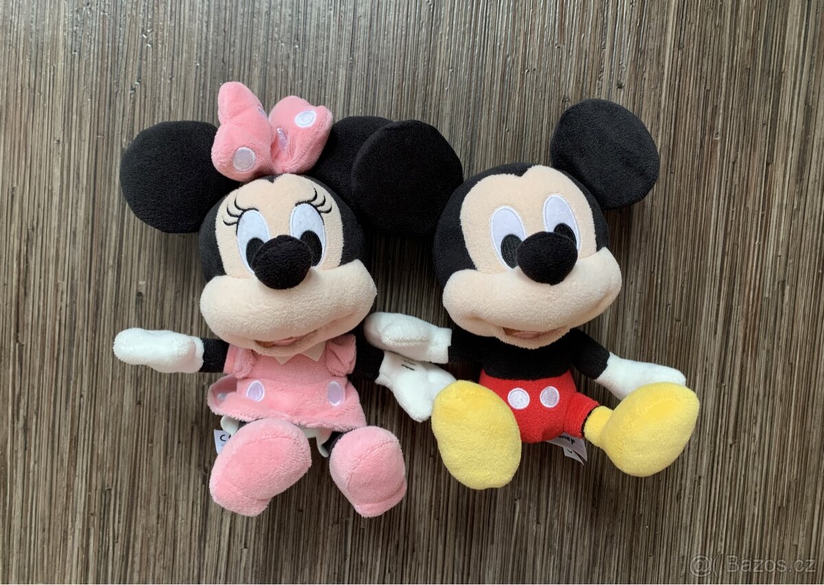 Plyšový Mickey a Minnie