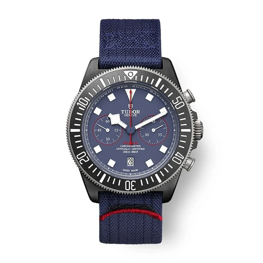 Textilní pásek (strap) na hodinky Tudor Pelagos FXD Alinghi