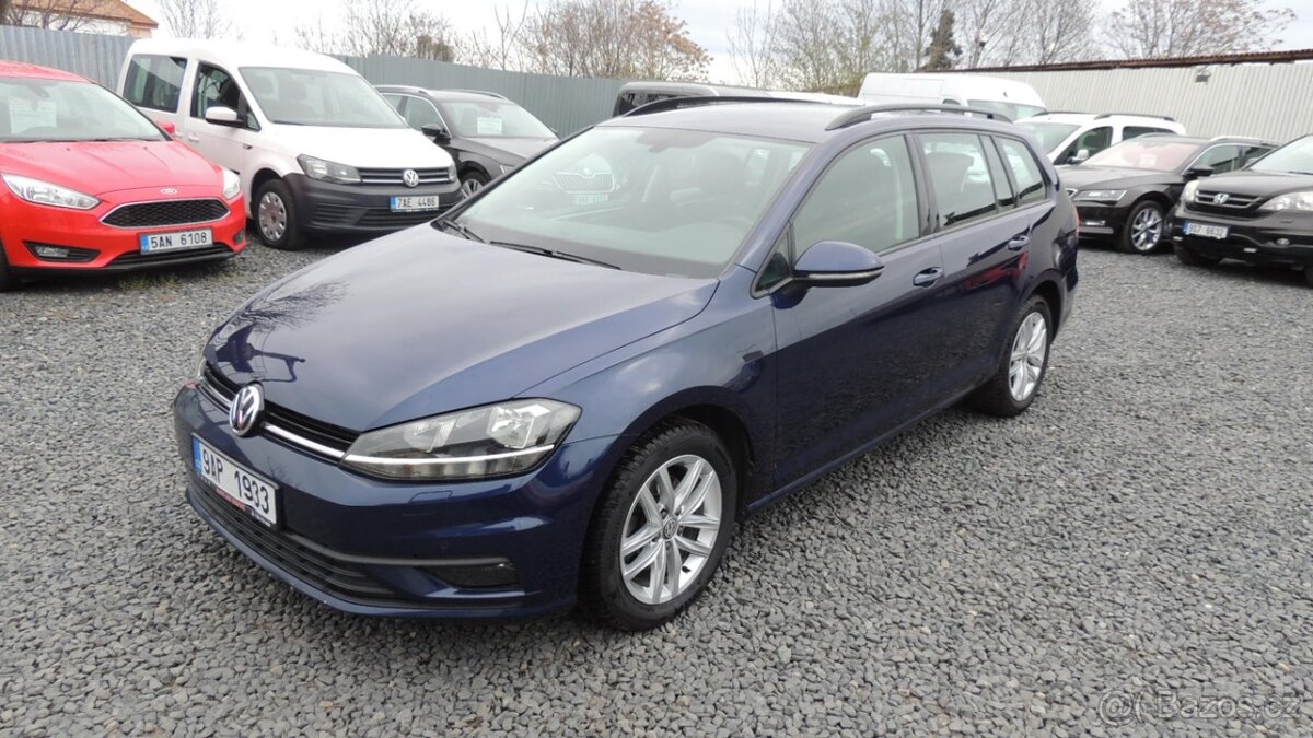 VW Golf Variant 1.6TDi,85kw,DSG,2019,2.majitel,-21%DPH