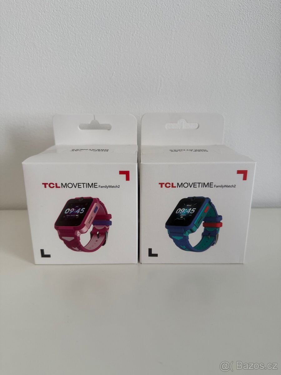 Chytré hodinky TCL movetime Family Watch 42 Blue/Pink