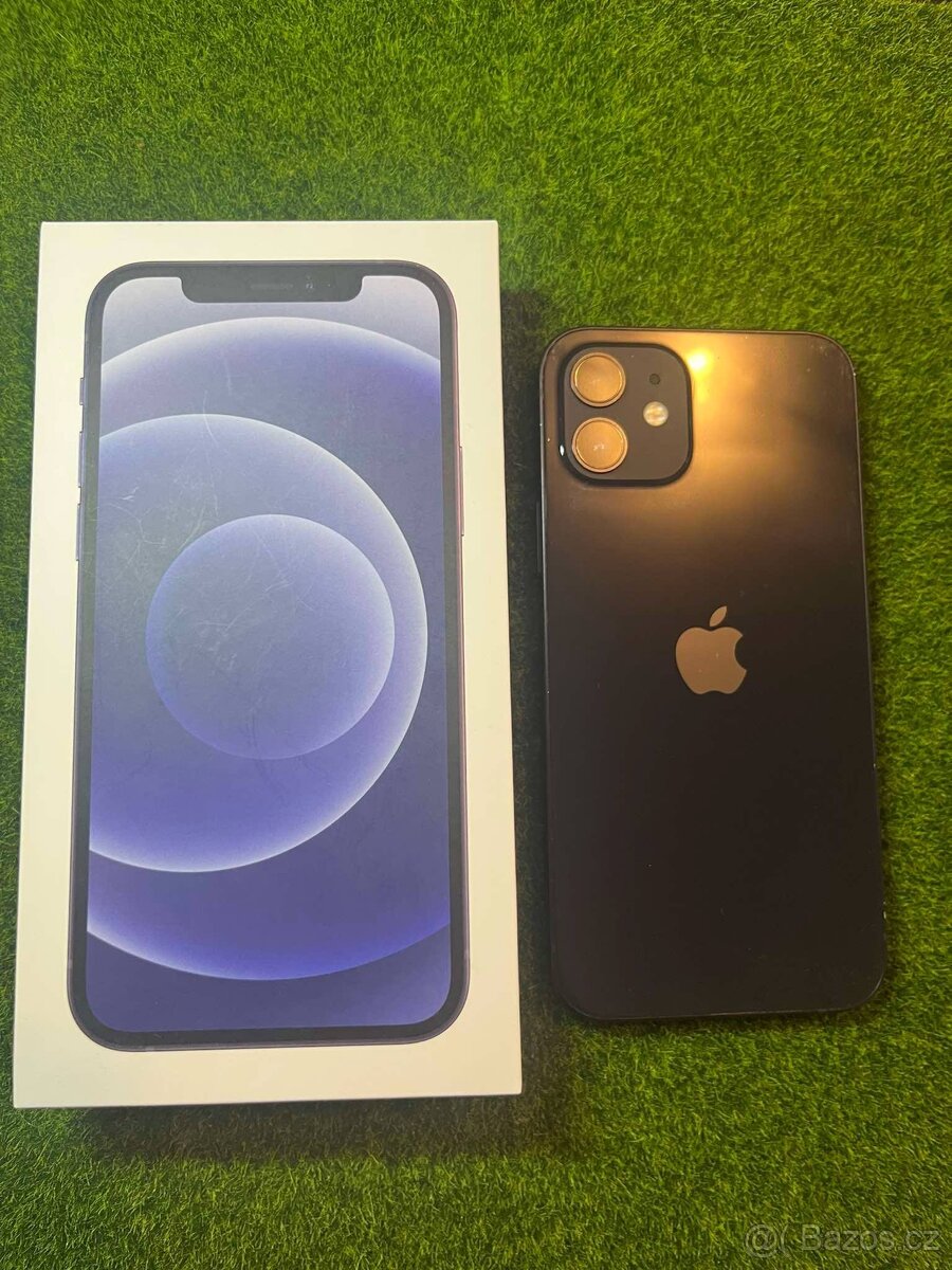 iPhone 12 64 černý + kryty