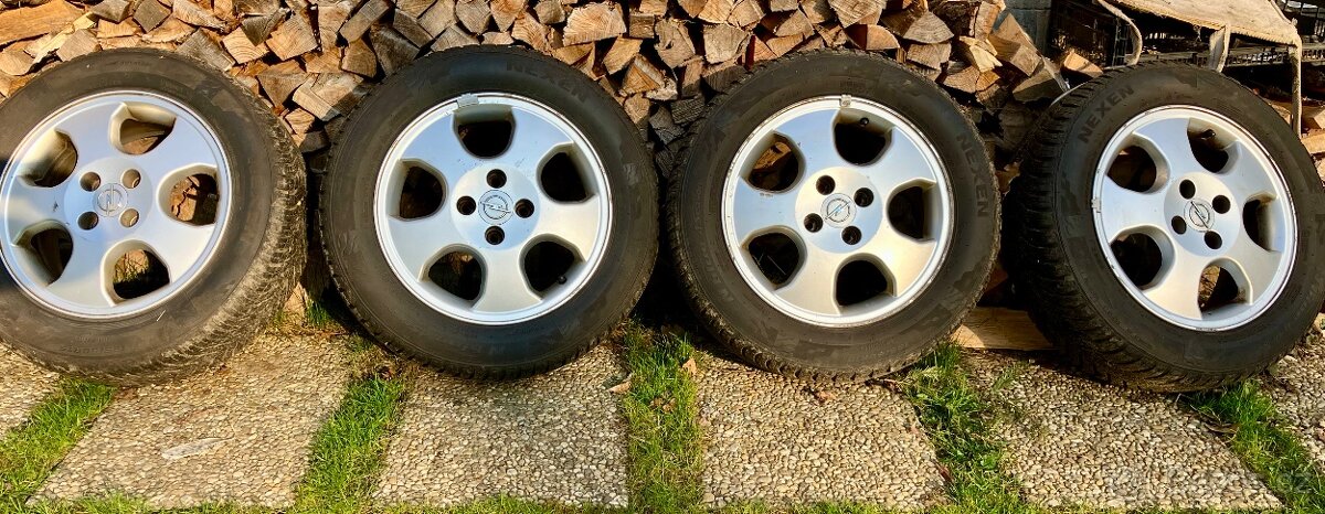 Sada originaľnich alu kol Opel Astra 6Jx15 ET49