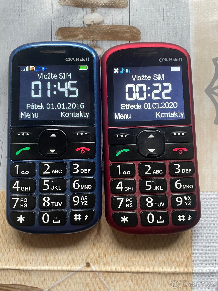 Telefon pro seniory , talčiltkový cpa halo 11