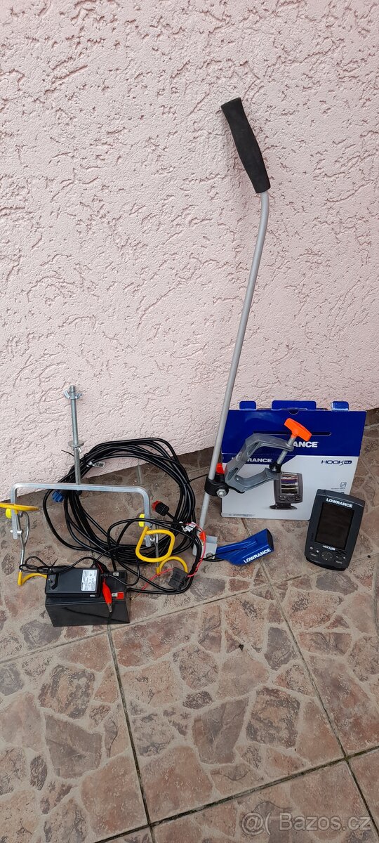 Echolod + sonda Lowrance