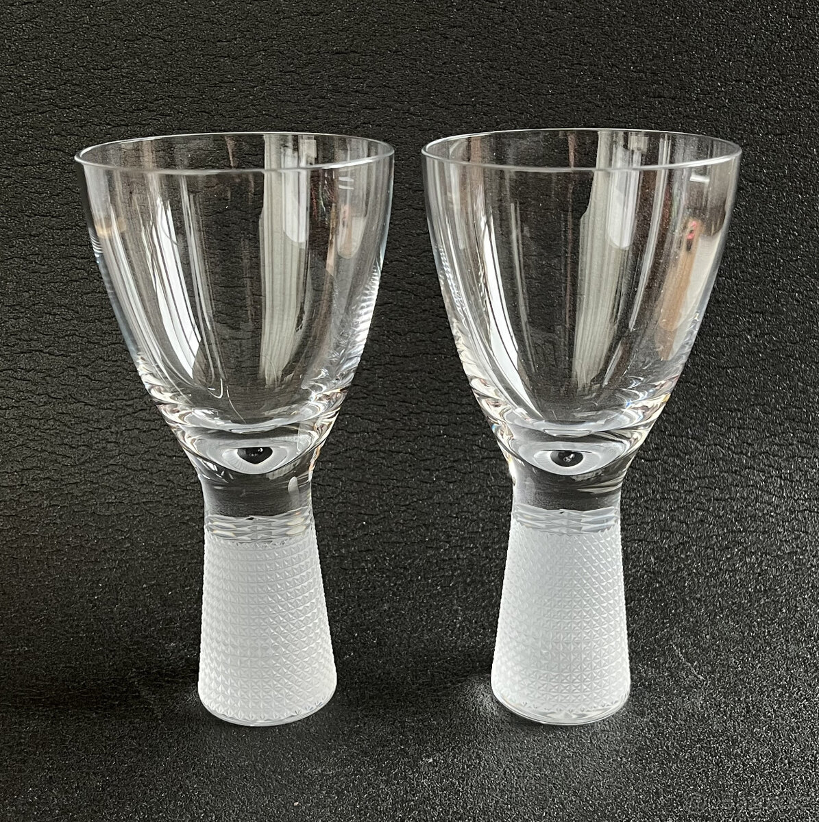 F. Vízner 2x křišťálová sklenice na víno 340ml, Ruckl