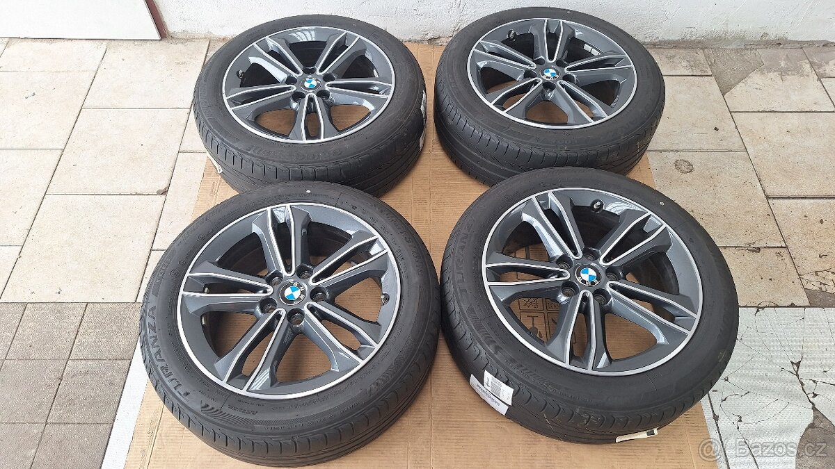 Alu kola BMW 17" 5x112 pneu 205/55 R17 4+mm X2 X1 F45 F46