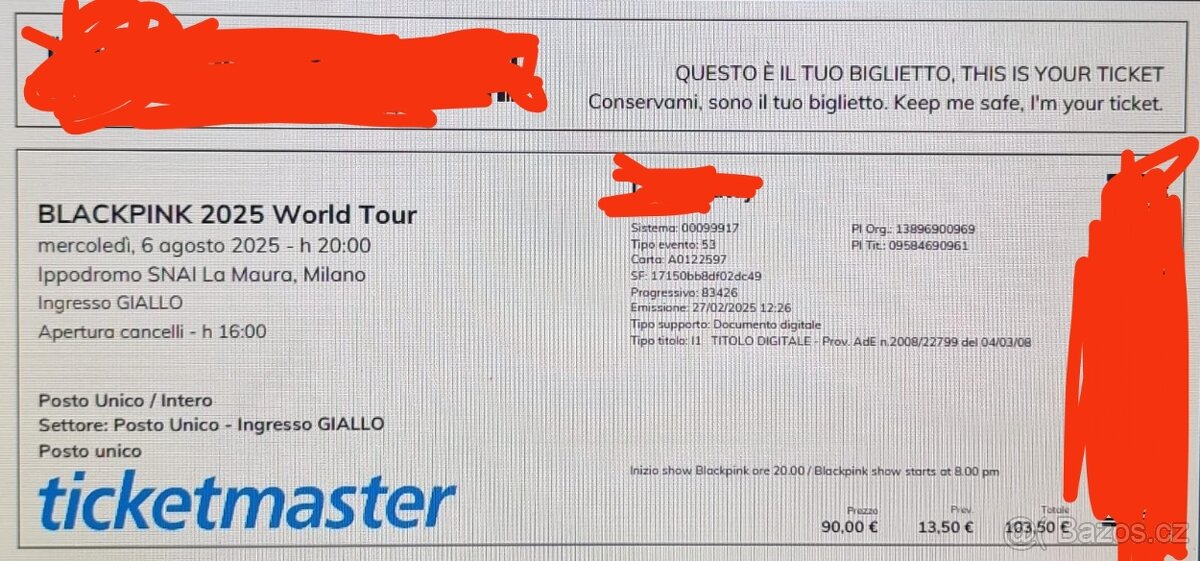 Blackpink koncert- Milano