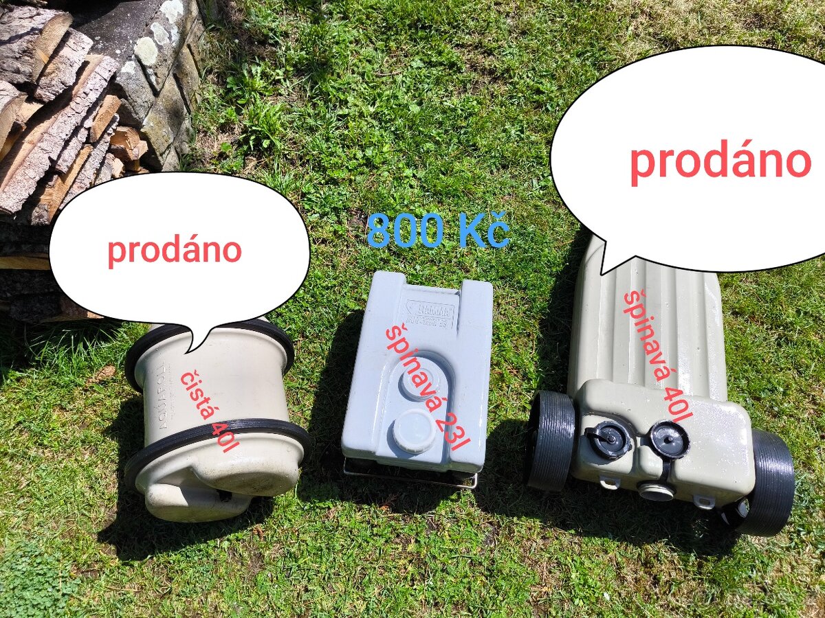 Prodám nádrže ke karavanu