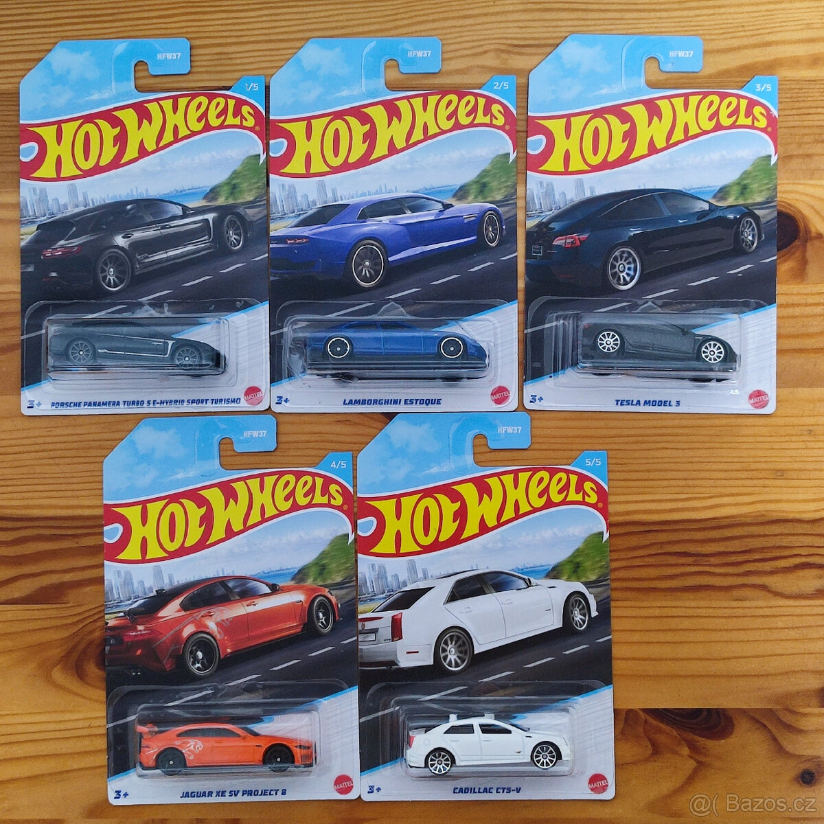 Hot Wheels - set 5x aut