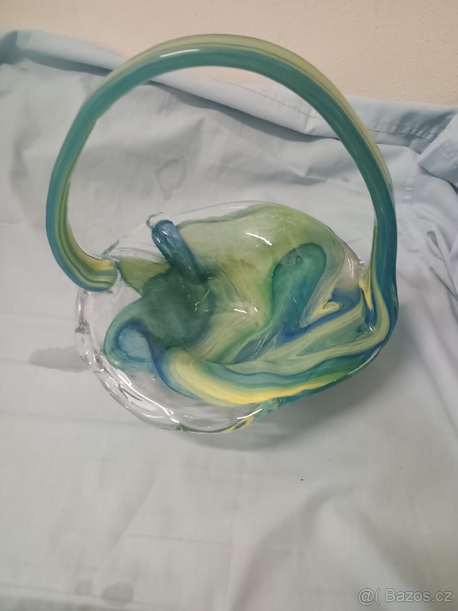 Hutní sklo - košík