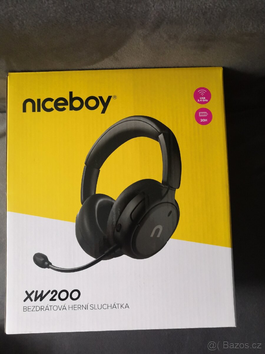 Herní sluchátka niceboy