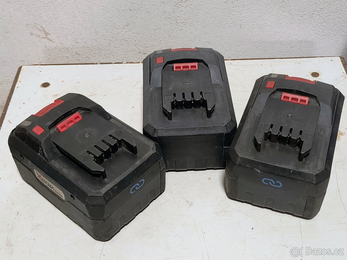 Baterie Parkside 8Ah X20V vadná