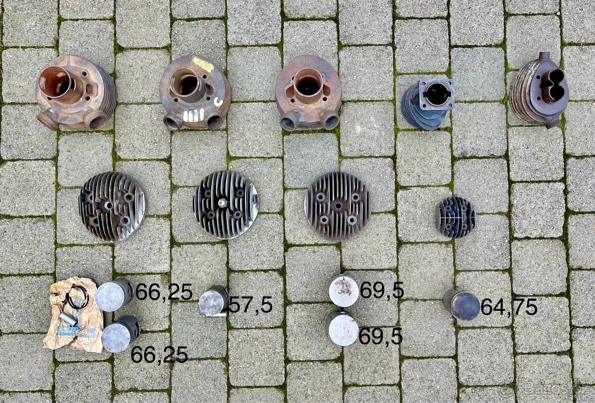 Jawa perak, Robot - díly