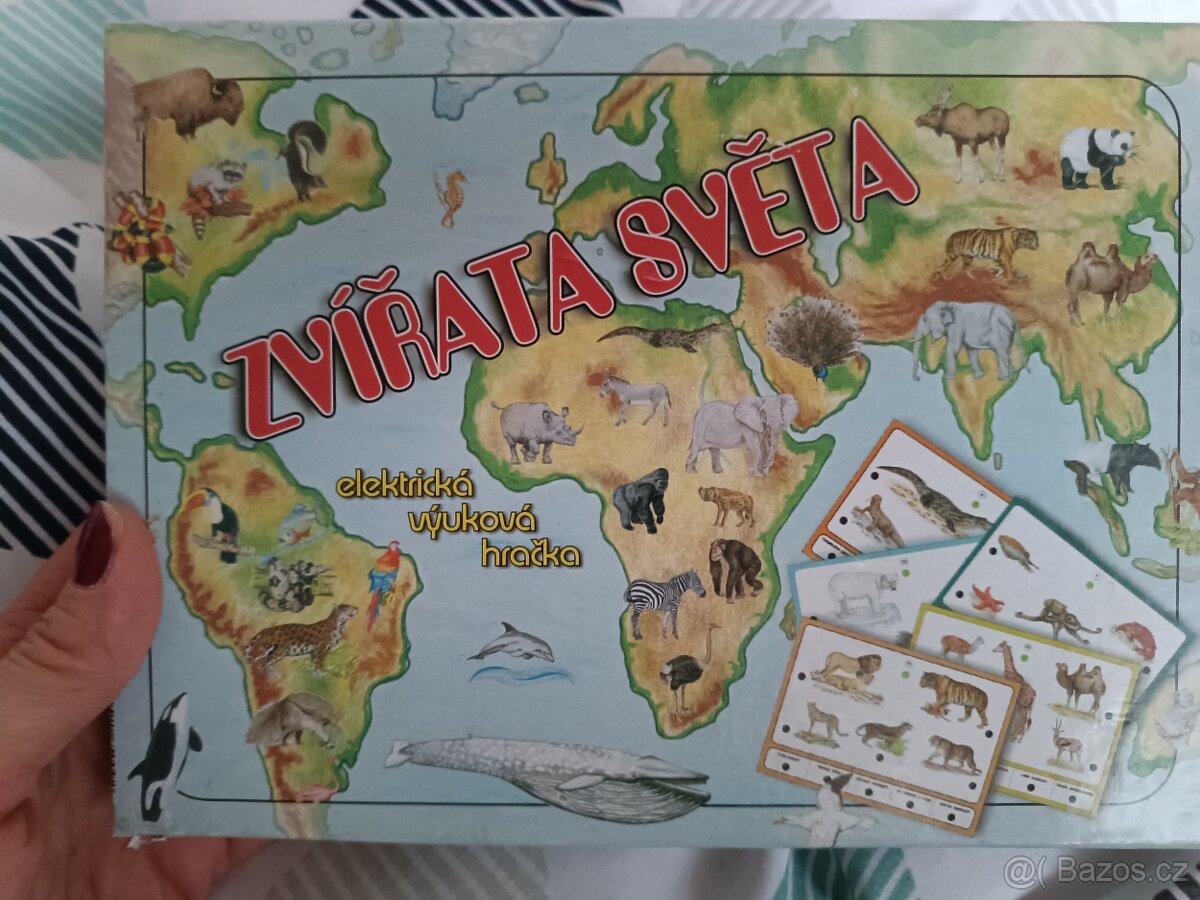 Dětská elektrická hra Zvířata světla