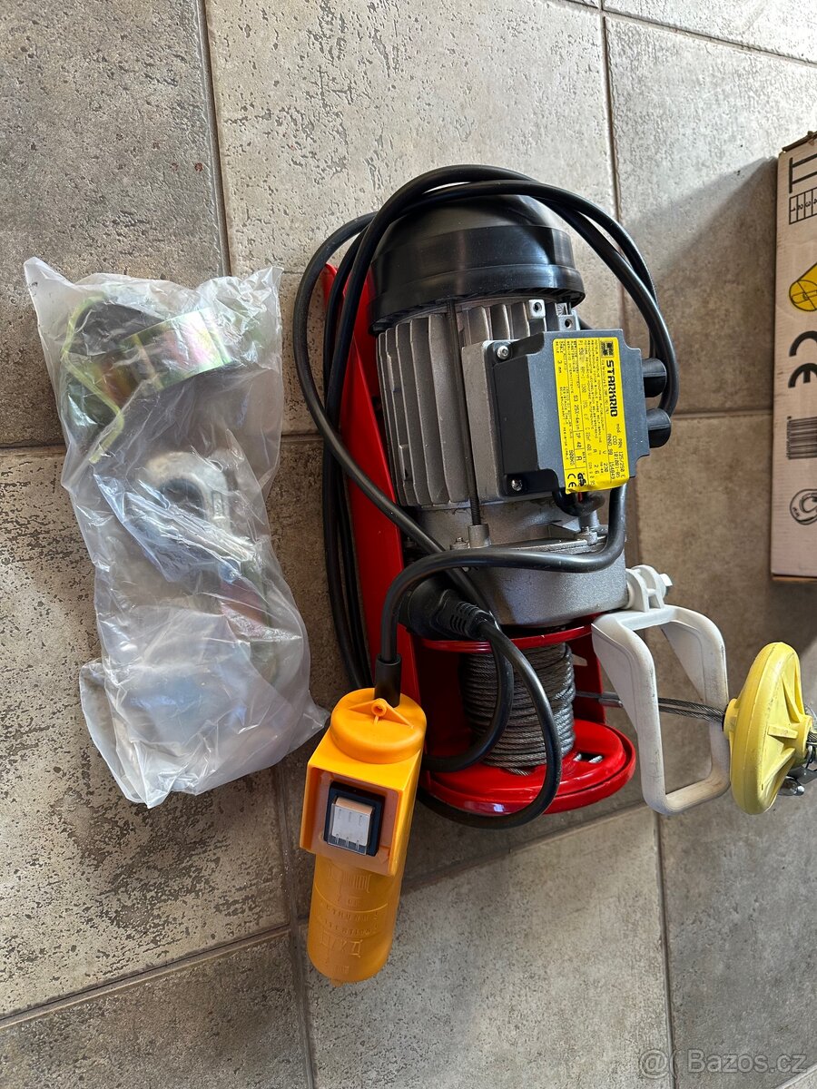 Elektrický lanový zvedák - kočku - 150/250kg