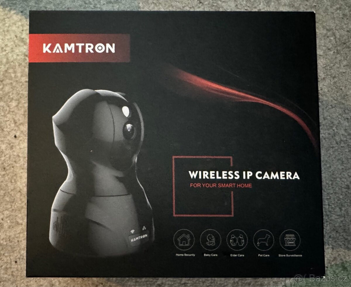 KAMTRON 826 HOME WIFI IP SECURITY CAMERA - CHŮVIČKA