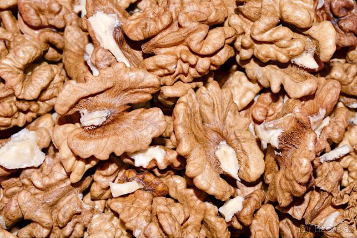 Vlašské ořechy 2025, vylouskané