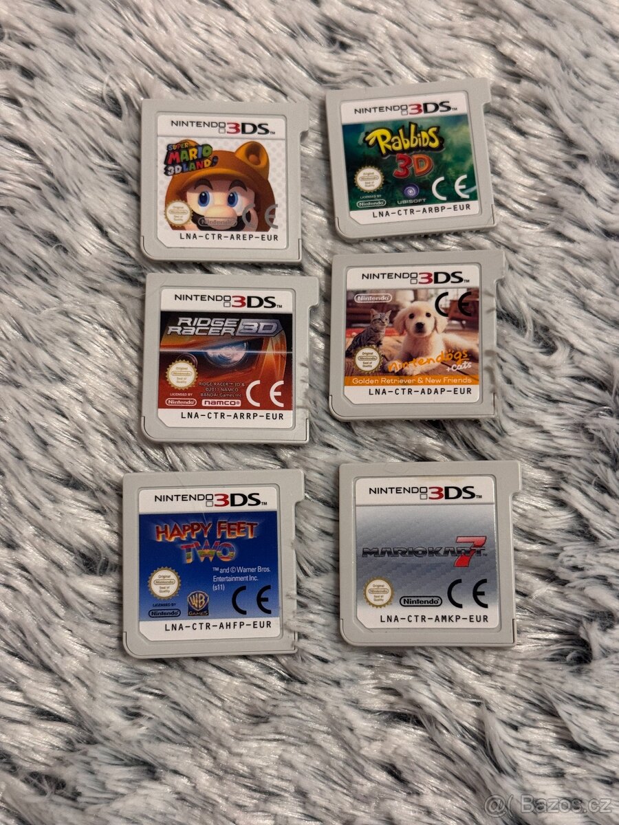 Nintendo 3DS hry – originál, funkční