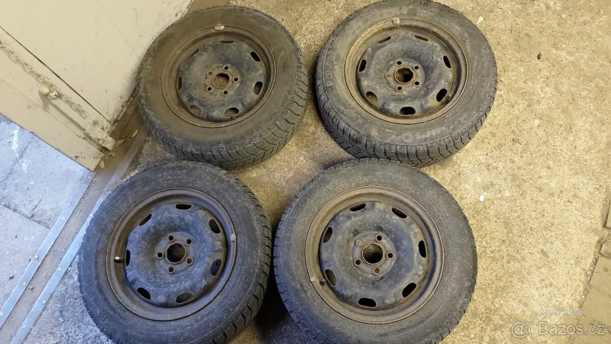 14" plechové disky - 5x100