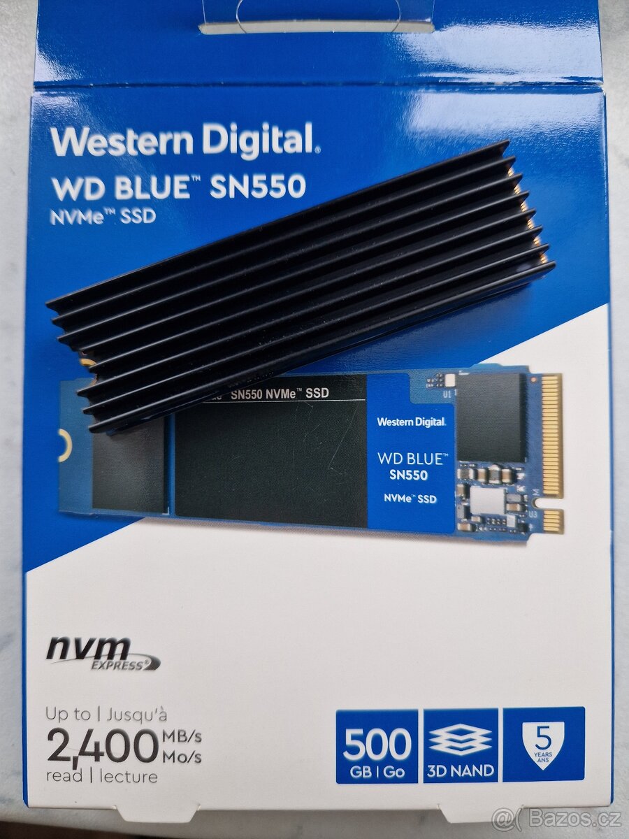 WD Blue SN550 NVMe SSD 500 GB